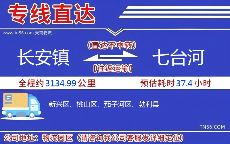 長(zhǎng)安鎮(zhèn)到七臺(tái)河物流公司 長(zhǎng)安鎮(zhèn)到七臺(tái)河物流公司