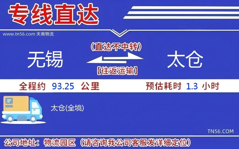 無(wú)錫到太倉(cāng)物流公司 無(wú)錫到太倉(cāng)物流公司