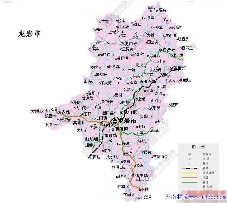東莞到龍巖市地圖 www.diao-gou.cn